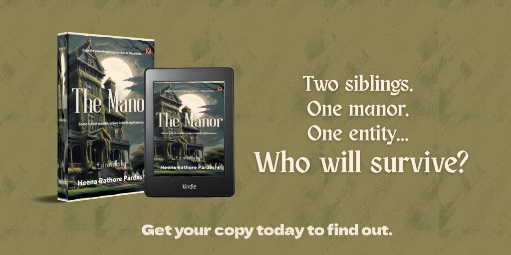 Cover Reveal: The Manor by Heena Rathore-Pardeshi